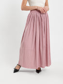 Flowy Pleated Midi Skirt