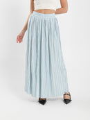 Flowy Pleated Midi Skirt