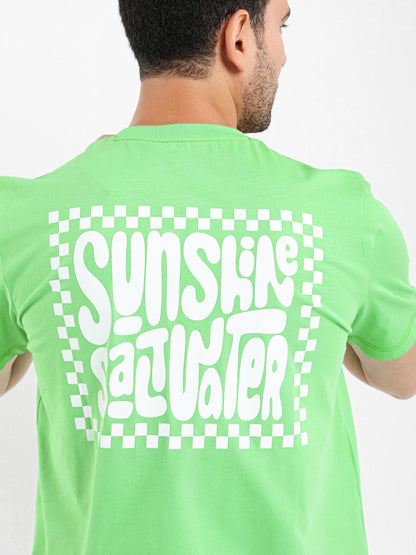 Round Neck Printed T-Shirt