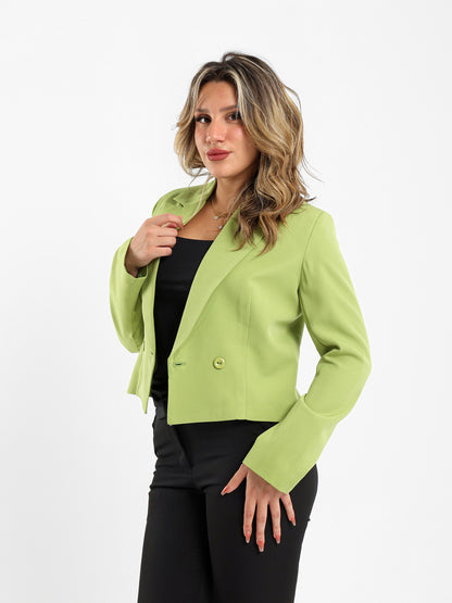 Notch Collar Blazer