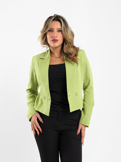 Notch Collar Blazer