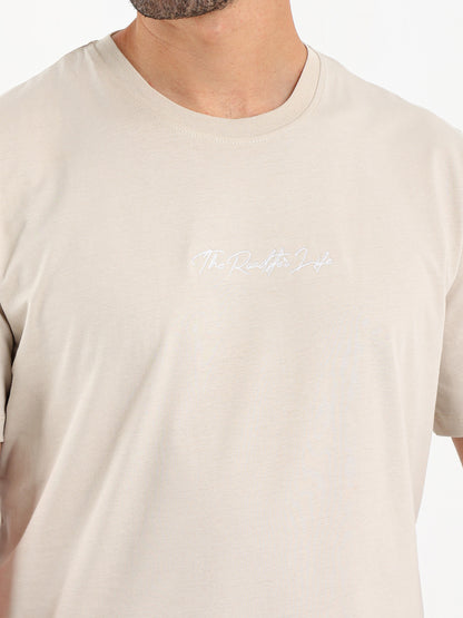 Round Neck Half Sleeves T-Shirt
