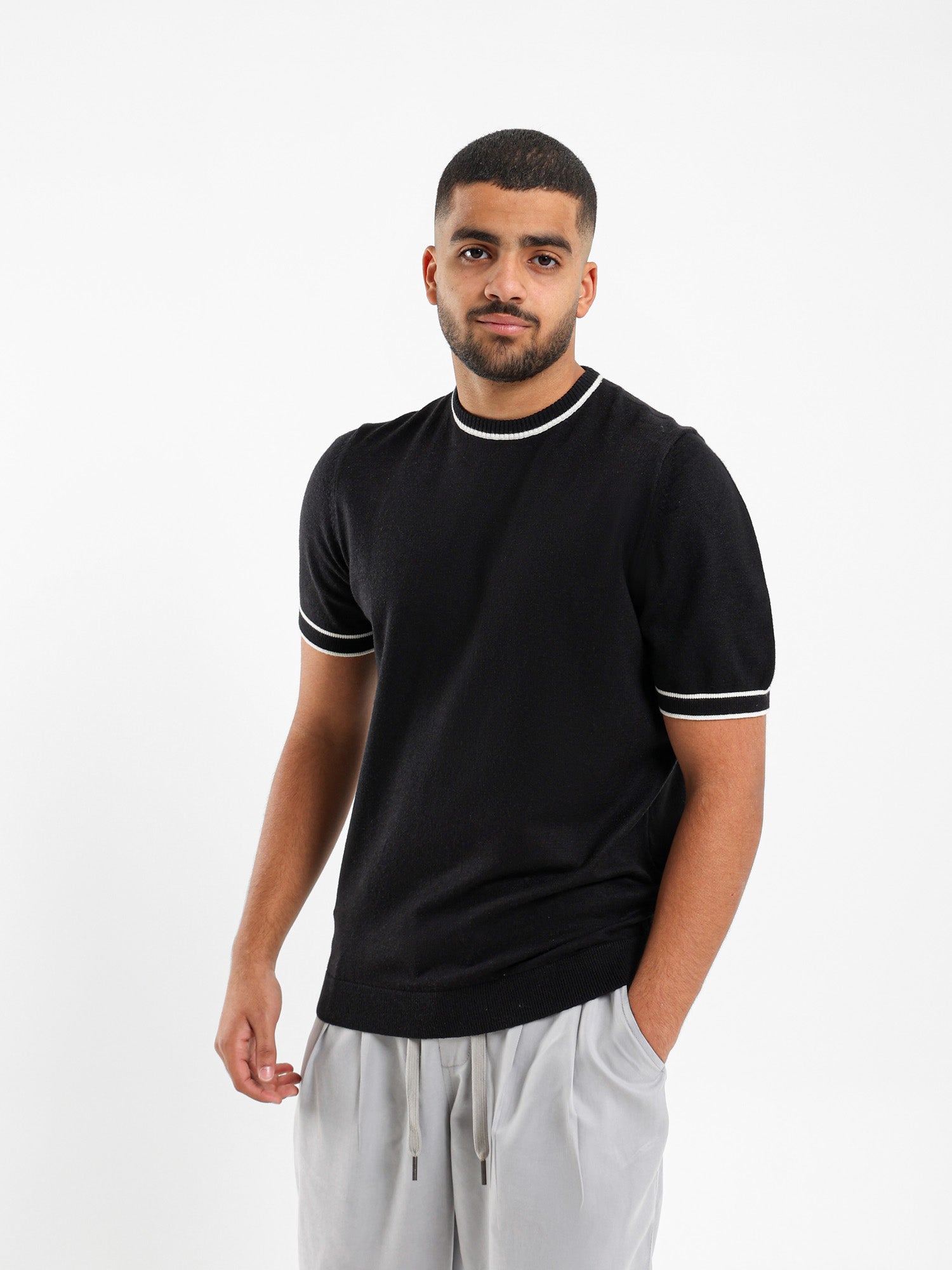 Round Neck Half Sleeves T-Shirt