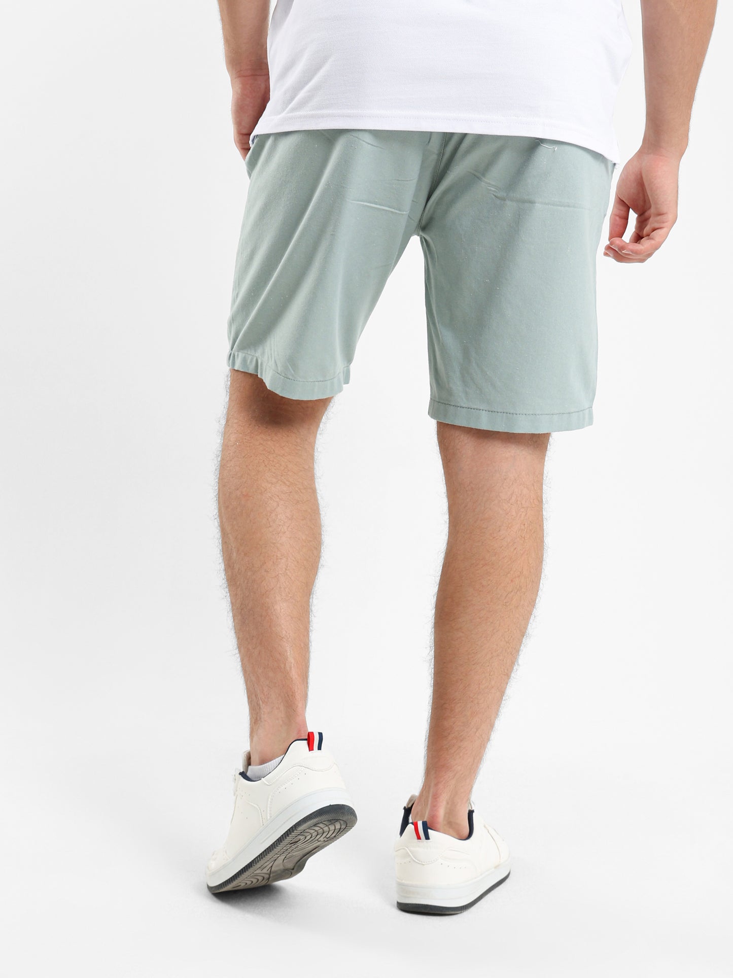 Regular Fit Linen Shorts