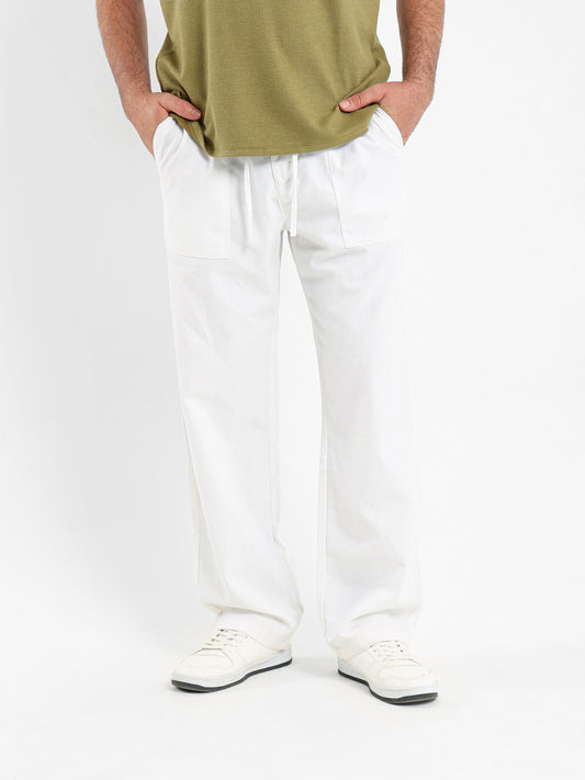 Loose Fit Pants With Big Pockets