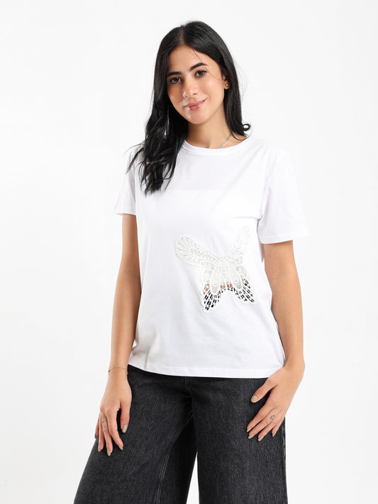 Butterfly Applique Tee