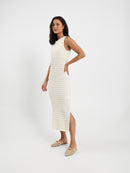Textured Bubble Maxi Dress