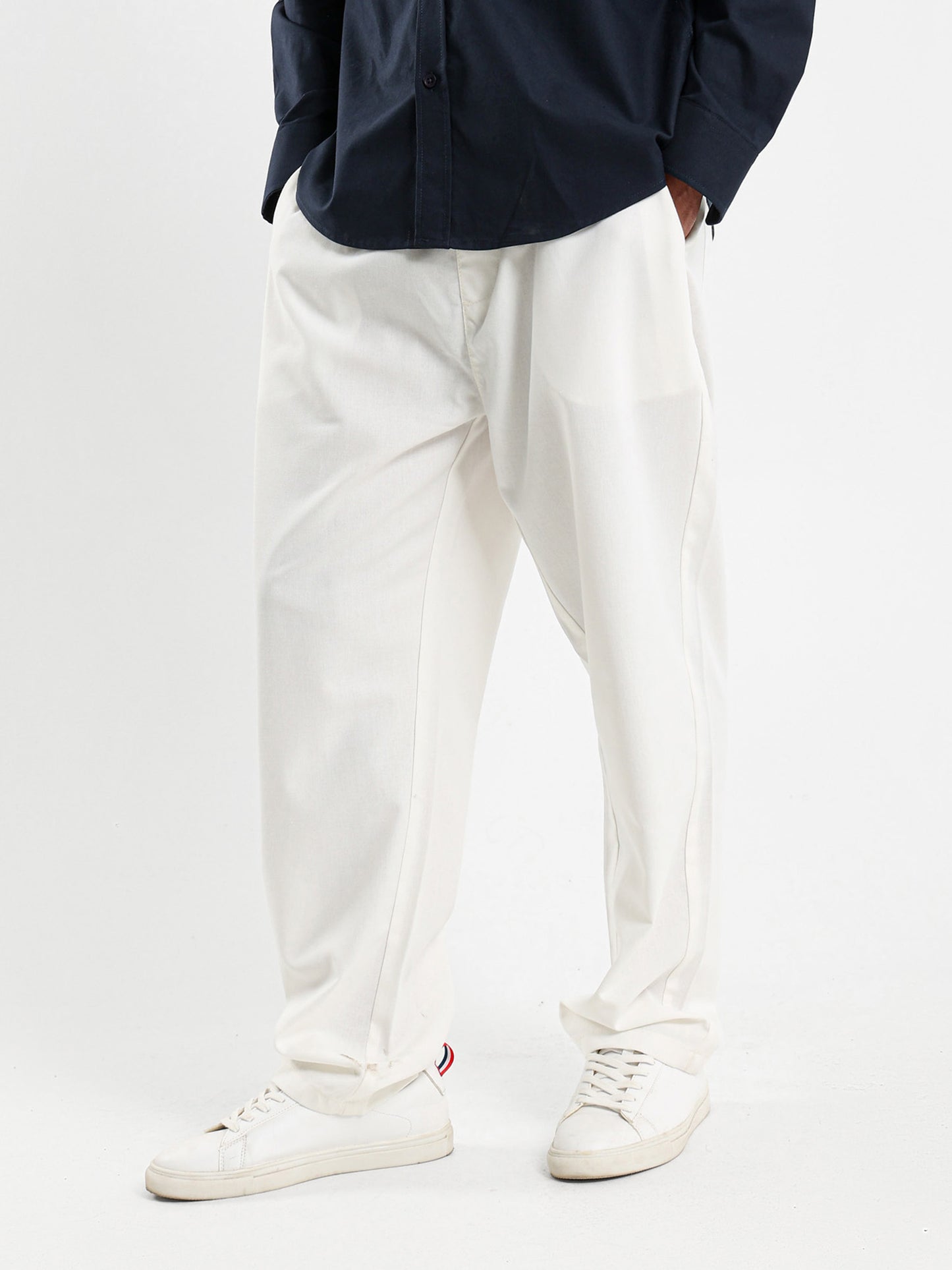 Drawcord Loose Pants