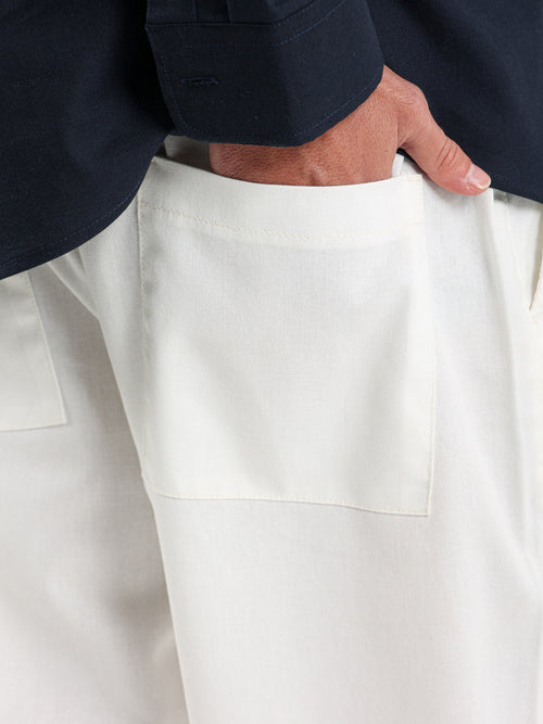Drawcord Loose Pants