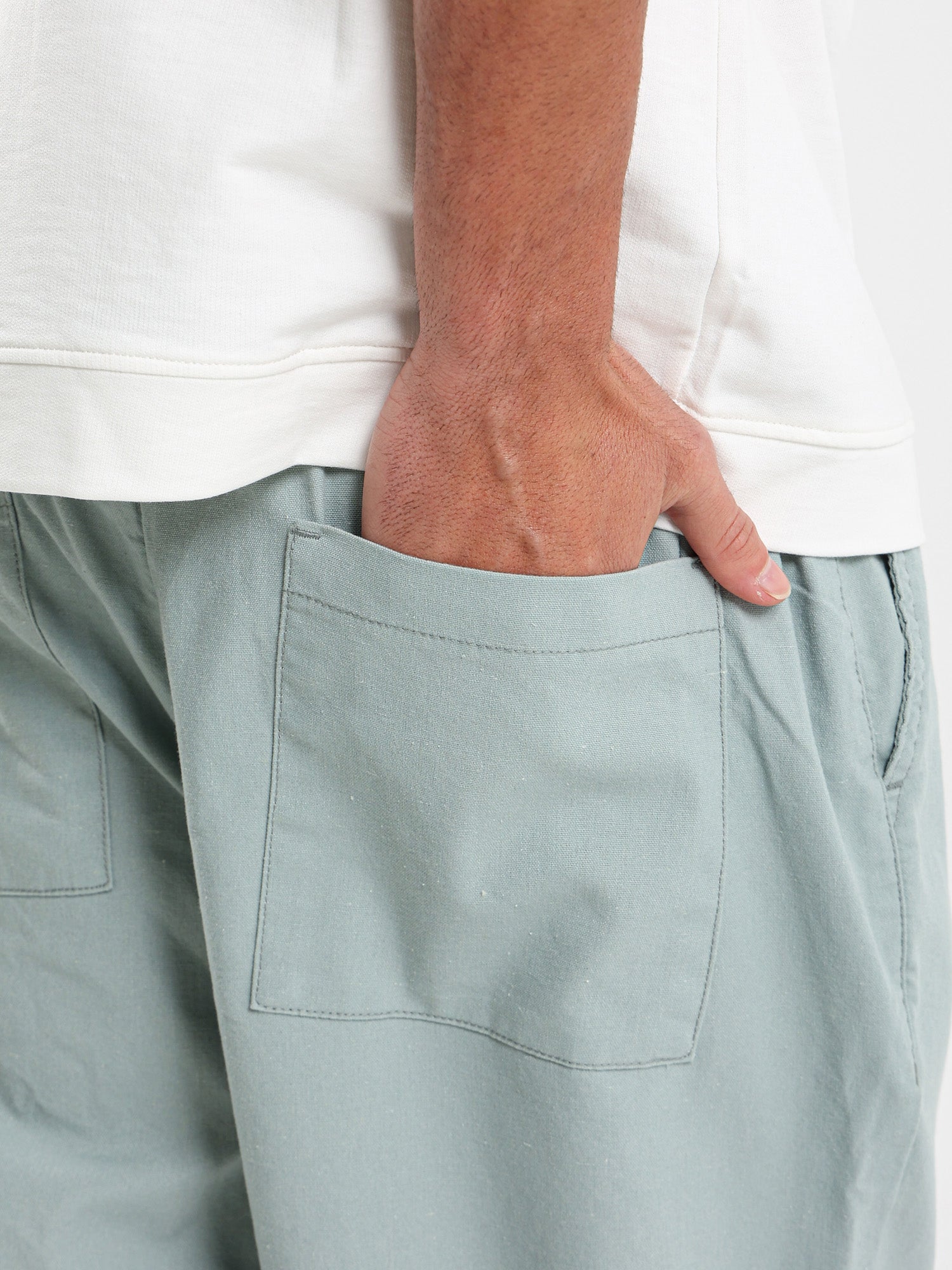 Drawcord Loose Pants