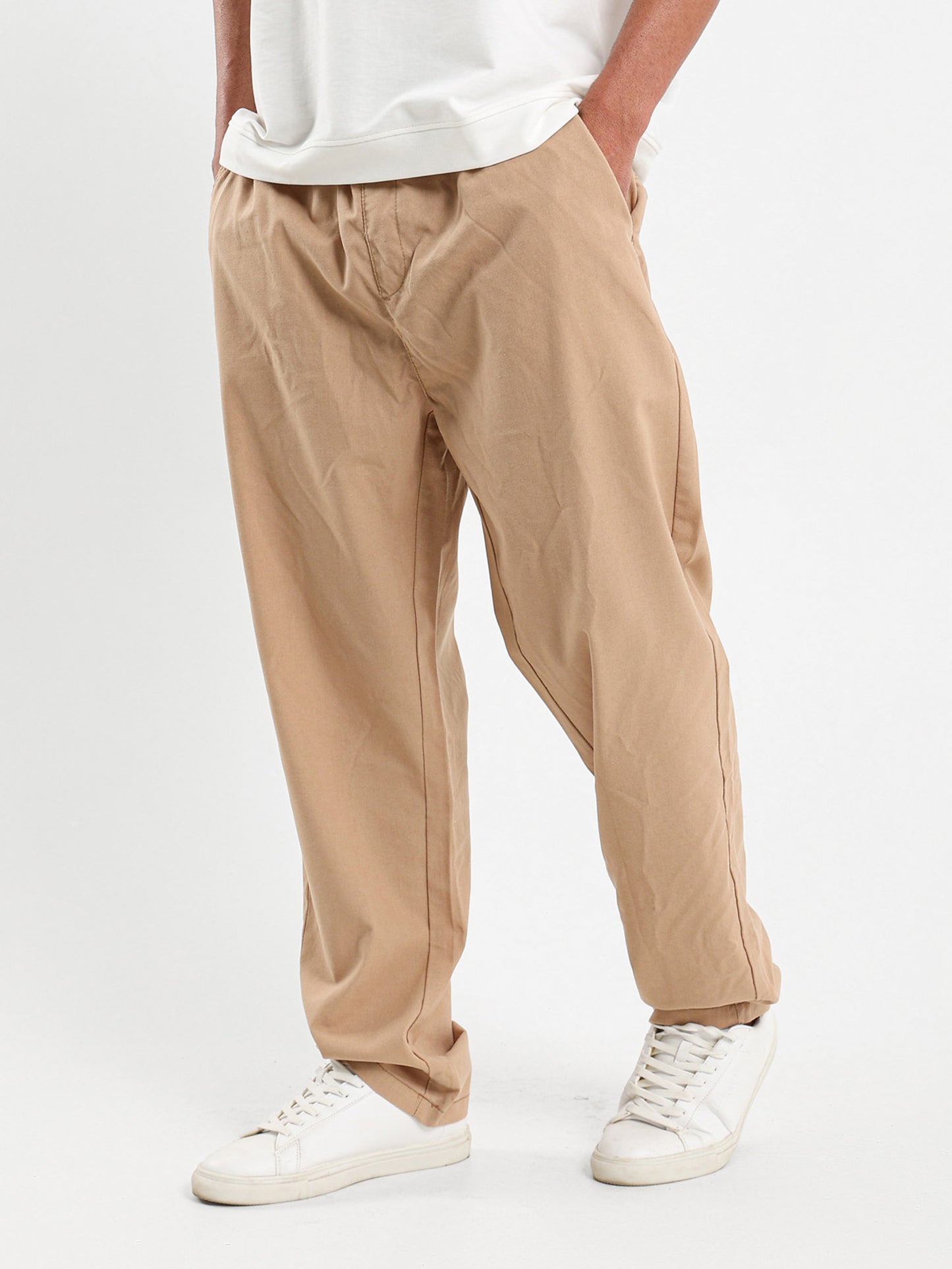 Drawcord Loose Pants