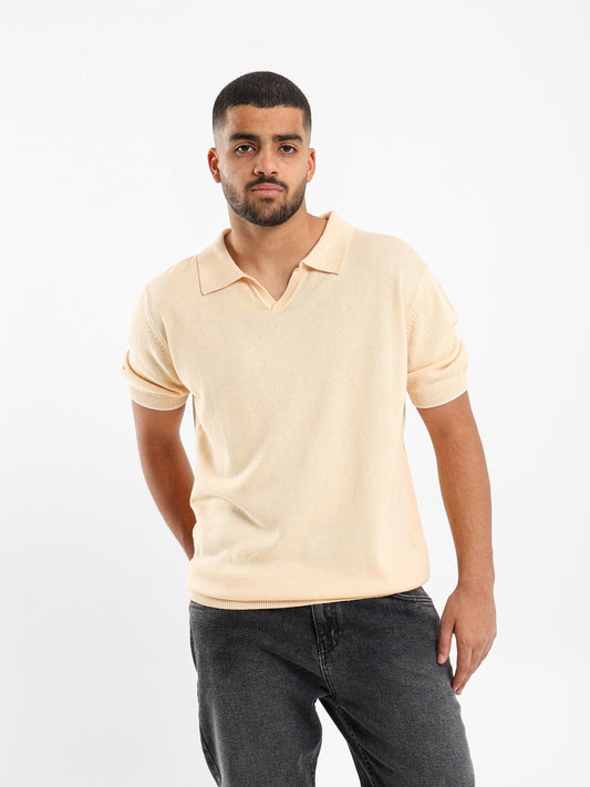 V-neck Polo Shirt