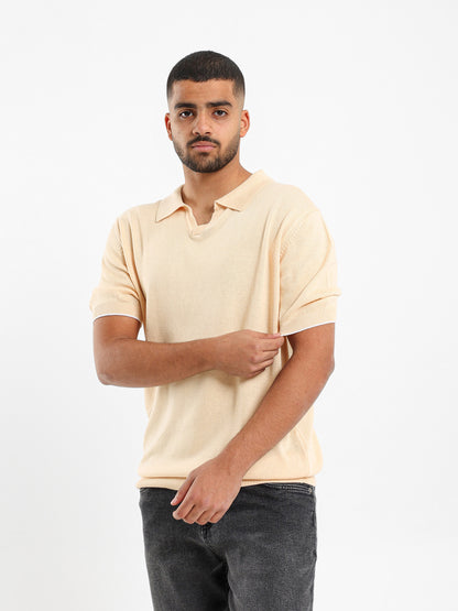 V-neck Polo Shirt