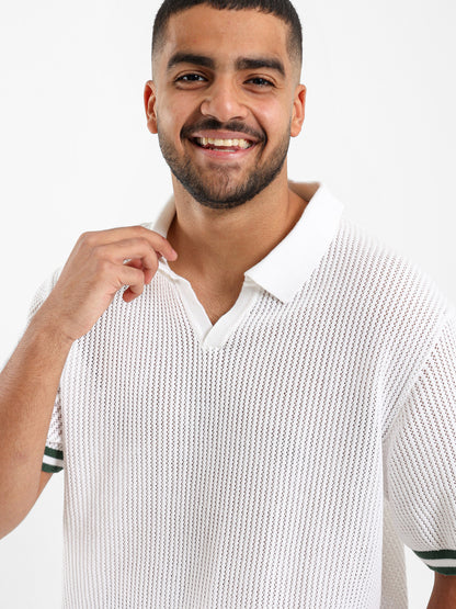 V-neck Polo Shirt