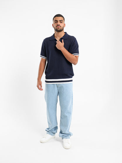 V-neck Polo Shirt