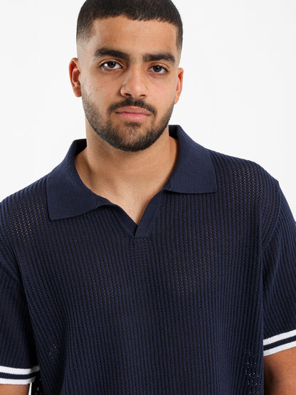 V-neck Polo Shirt