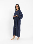 Drawstring Waist Shirt Dress