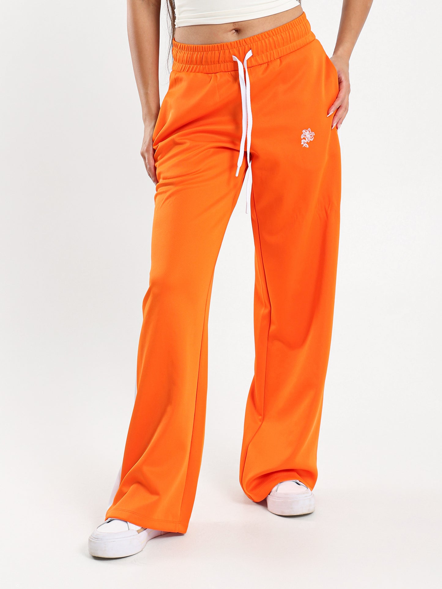 Wide Leg Side Cut Pants