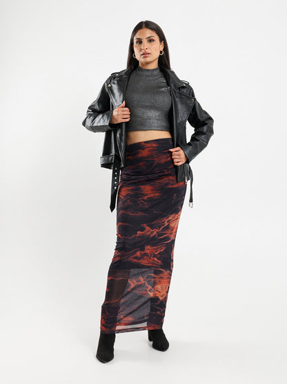 Oversized Biker Leather Jacket