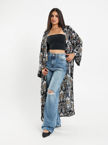 Printed Kimono