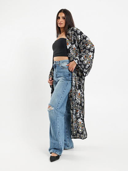 Printed Kimono