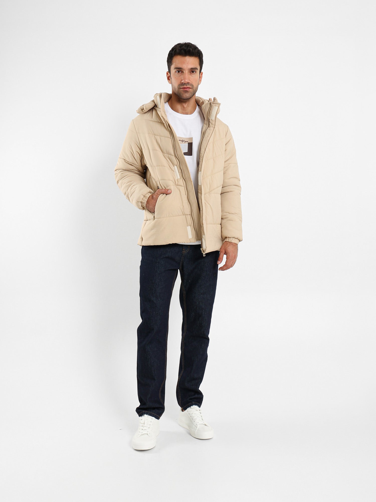 Regular Fit Same Wash Denim Jeans with Pockets