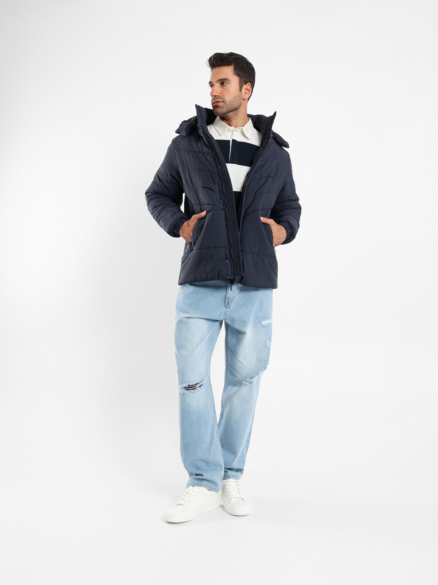 Waterproof Relaxed Fit Bomber Jacket