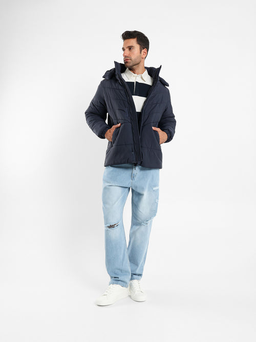 Waterproof Relaxed Fit Bomber Jacket