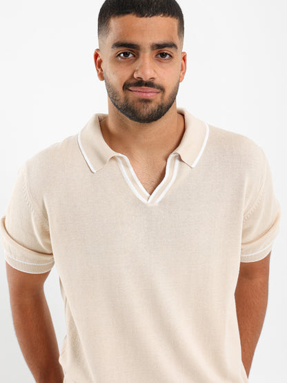V-neck Polo Shirt