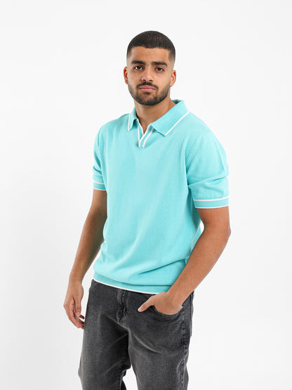 V-neck Polo Shirt