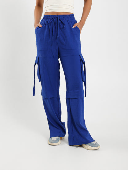 Cargo Pants With Slit Detail