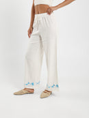 Comfortable Embroidered Pants