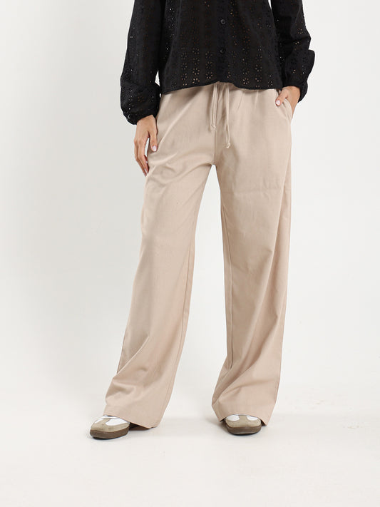 Solid Freestyle Casual Pants