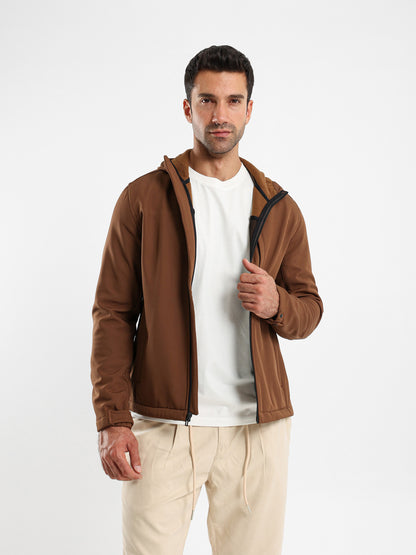 Hooded Fur-Lined Puffer Jacket