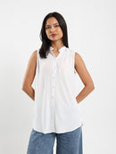 Sleeveless Viscose Blouse