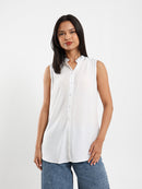 Sleeveless Viscose Blouse