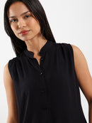 Sleeveless Viscose Blouse