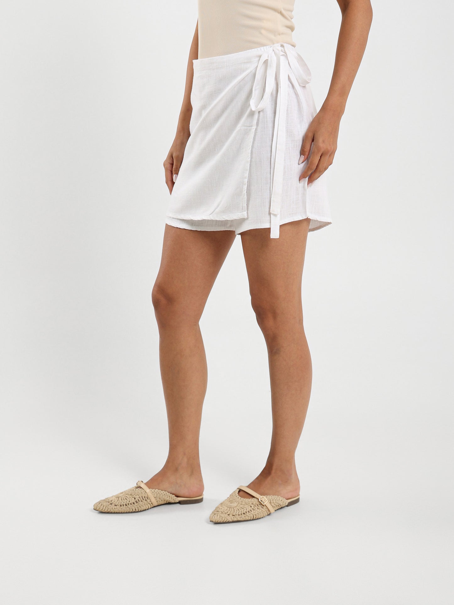 Linen Skort