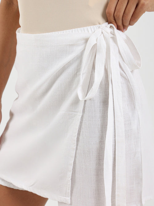Linen Skort