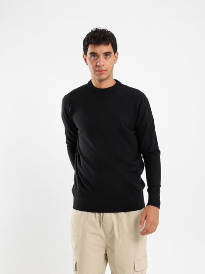 Slim Fit Moc Neck Pullover
