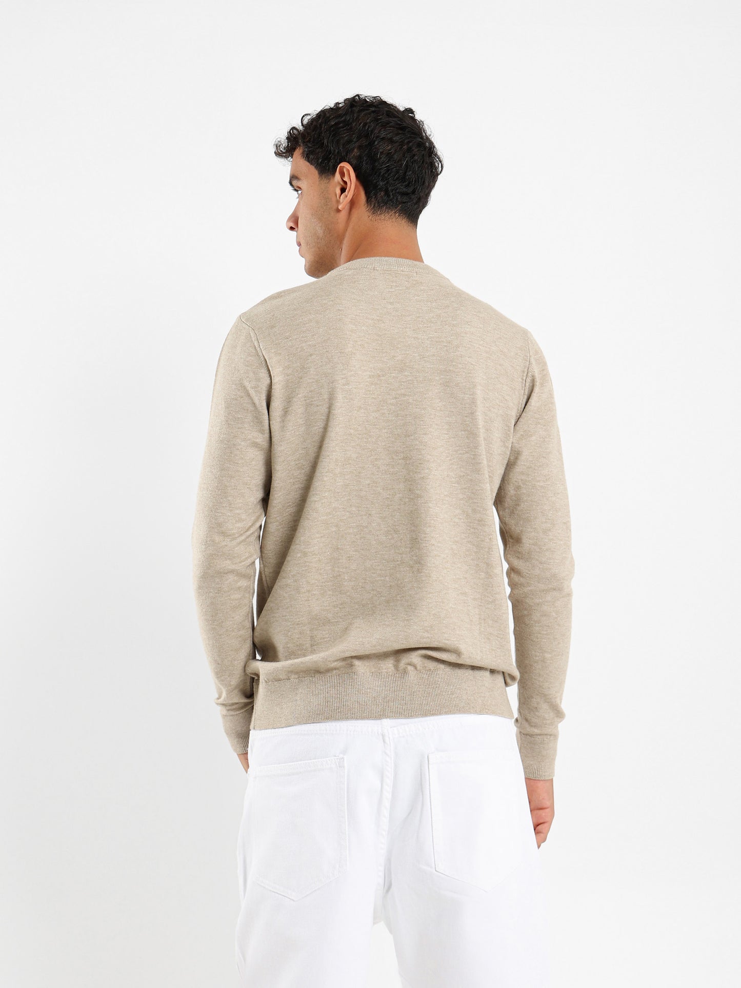 Slim Fit Moc Neck Pullover