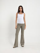 Ribbed Flared Pants