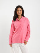 Heart Embroidered Shirt