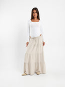 Long Tiered Skirt