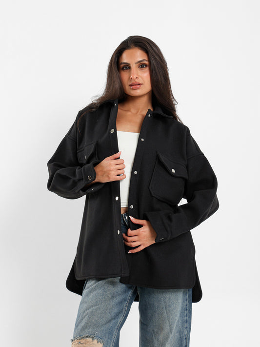 Soft Goukh Oversized Overshirt