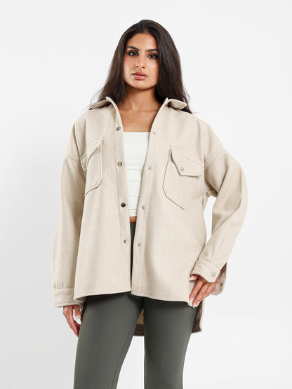 Soft Goukh Oversized Overshirt