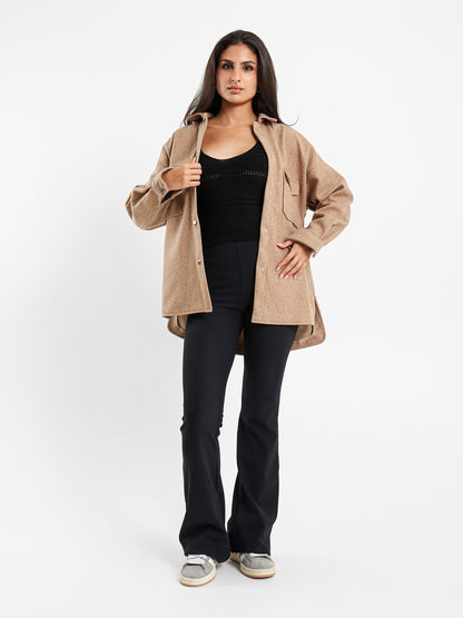 Soft Goukh Oversized Overshirt