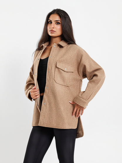 Soft Goukh Oversized Overshirt