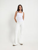 Ribbed Flared Pants