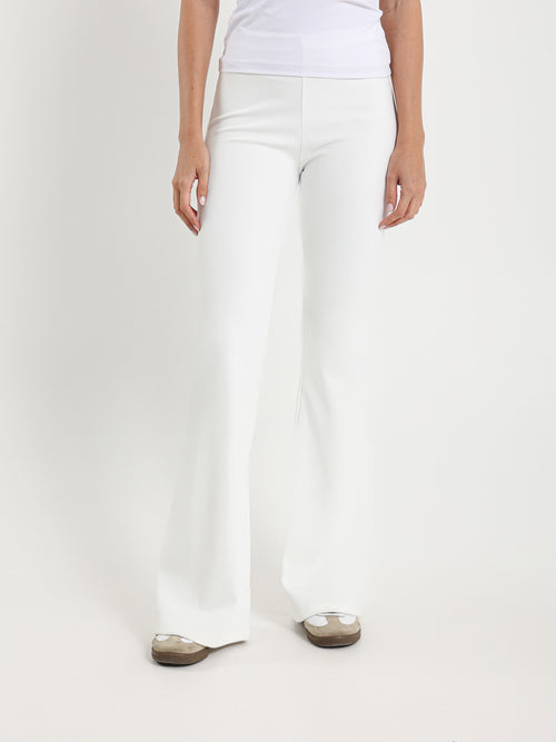 Ribbed Flared Pants